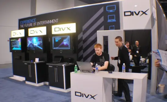 Inside the DivX Meeting Space at CES 2010