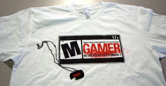 Buy "Gamer" in DivX Format and Get Free Swag
