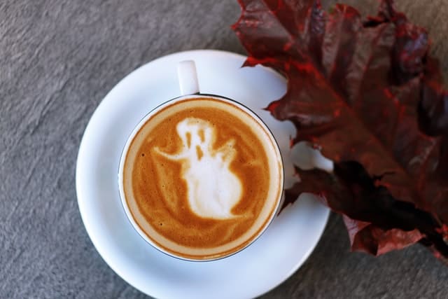 Coffee with ghost