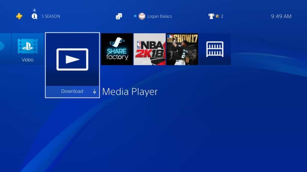 PS4 streaming with DivX Media Server